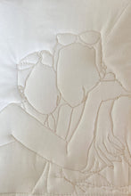 A TEXTILE PICTURE WITH FRAME ON ORDER