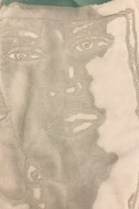 A TEXTILE PICTURE WITH FRAME ON ORDER