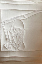 A TEXTILE PICTURE WITH FRAME ON ORDER