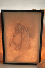 A TEXTILE PICTURE WITH FRAME ON ORDER